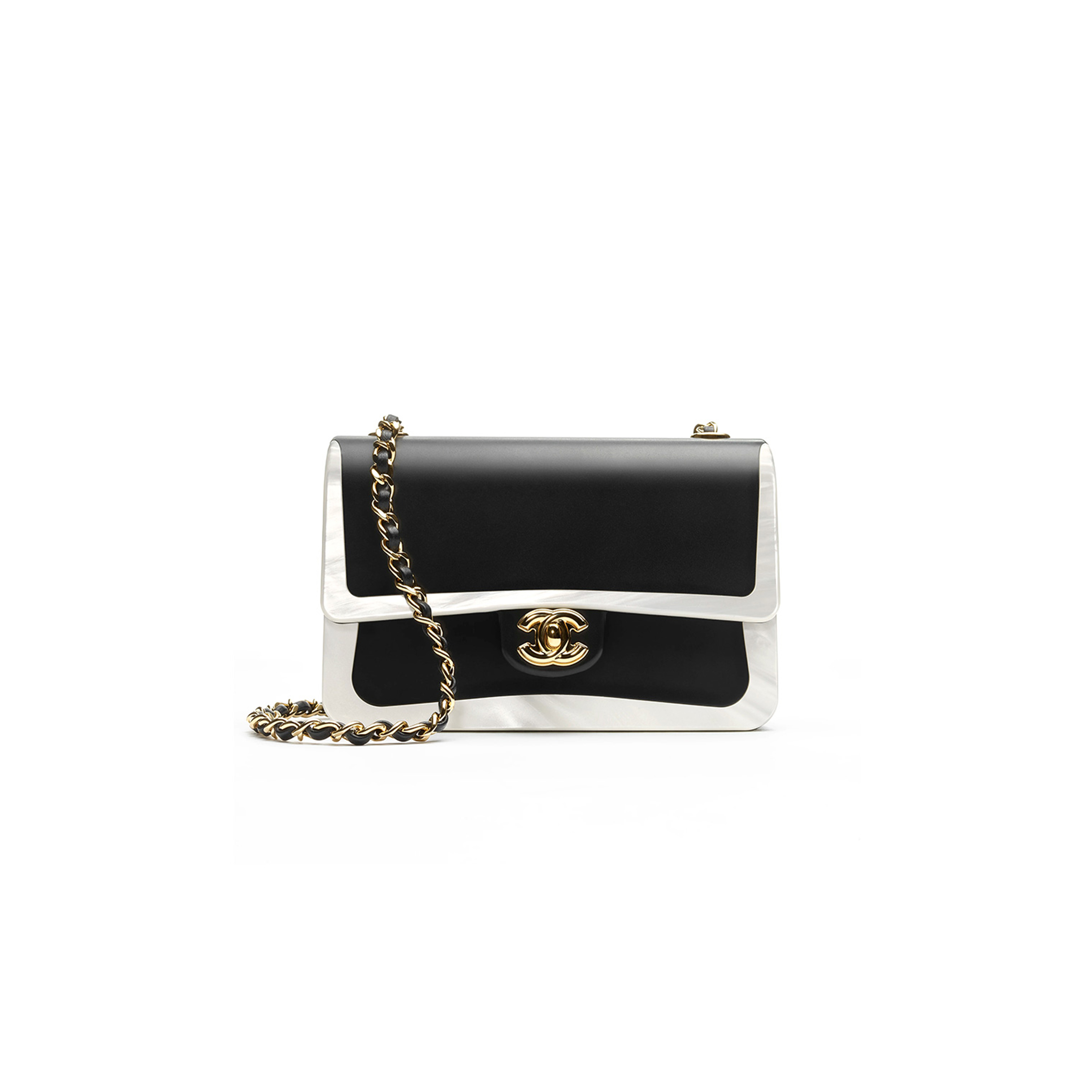 CHANEL MINAUDIÈRE IN FORM EINER PATTENTASCHE AS6620 (12*8.5*4.5cm)